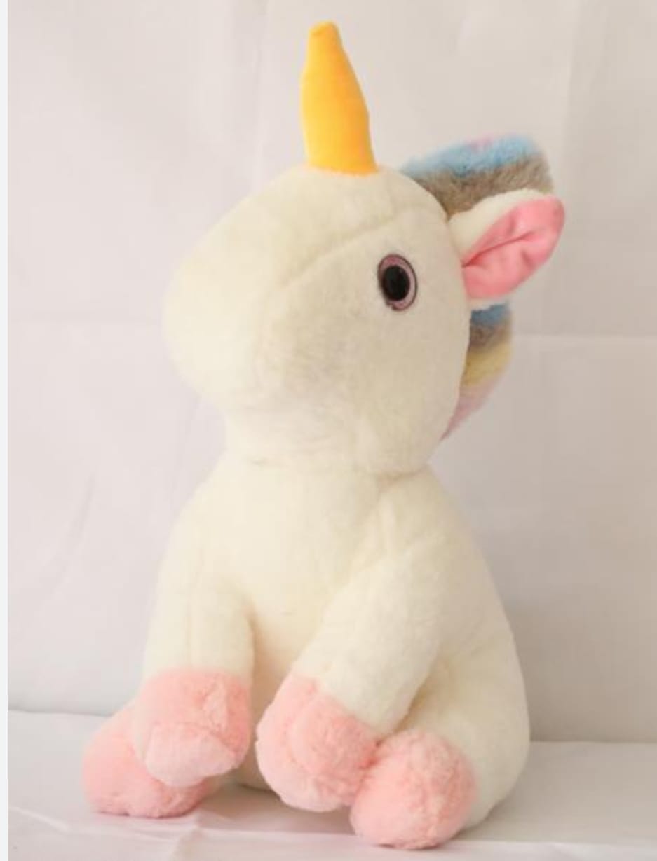 Experience Enchantment with  Cute Unicorn Plush Toy! 🦄