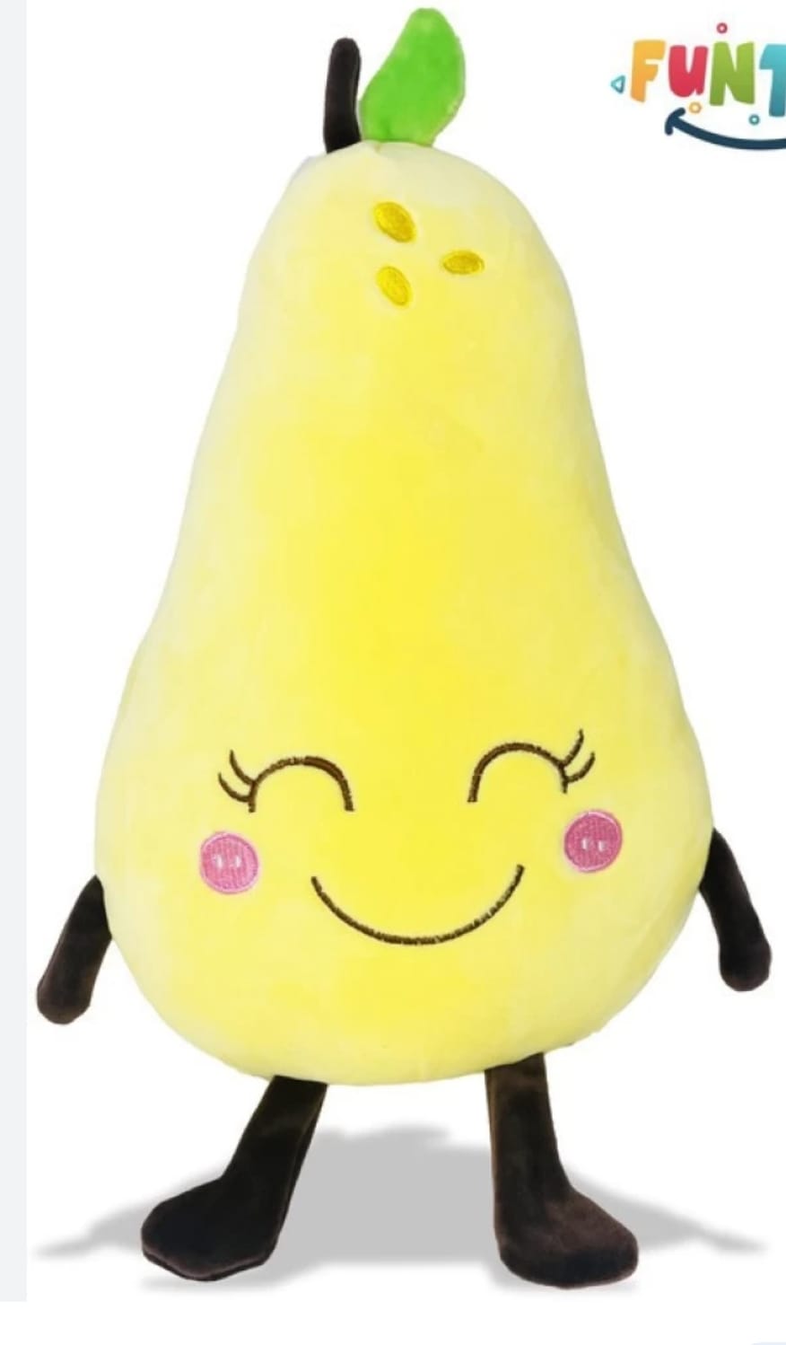 "Avocado Plush Toy - A Fruitful Friend for Playtime Fun!"