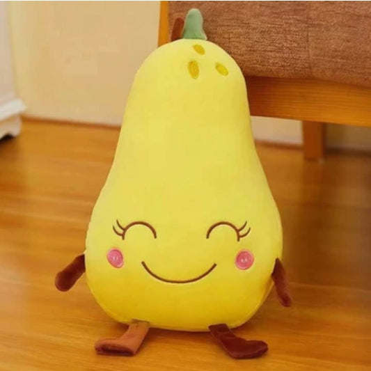 "Avocado Plush Toy - A Fruitful Friend for Playtime Fun!"