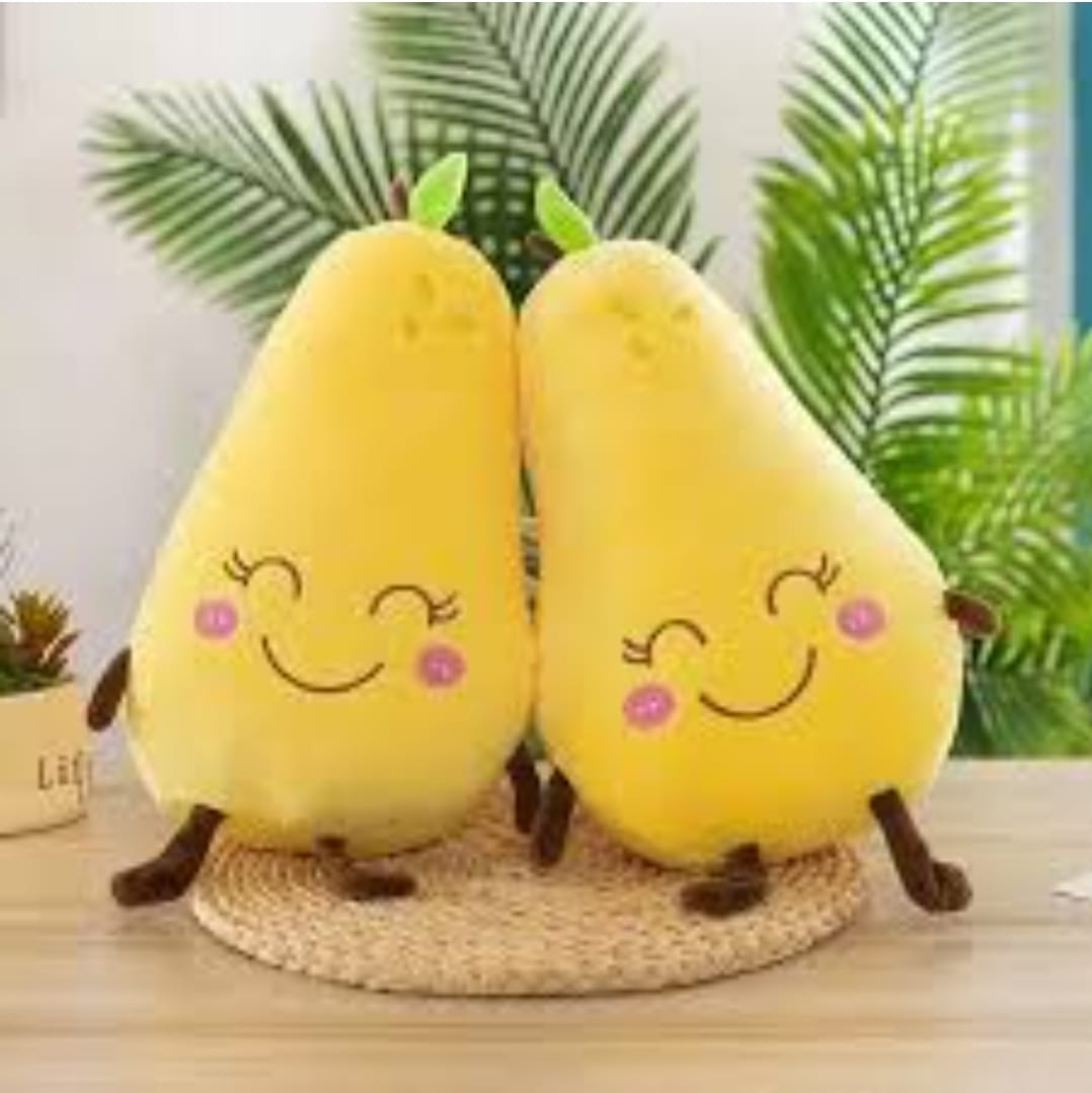 "Avocado Plush Toy - A Fruitful Friend for Playtime Fun!"