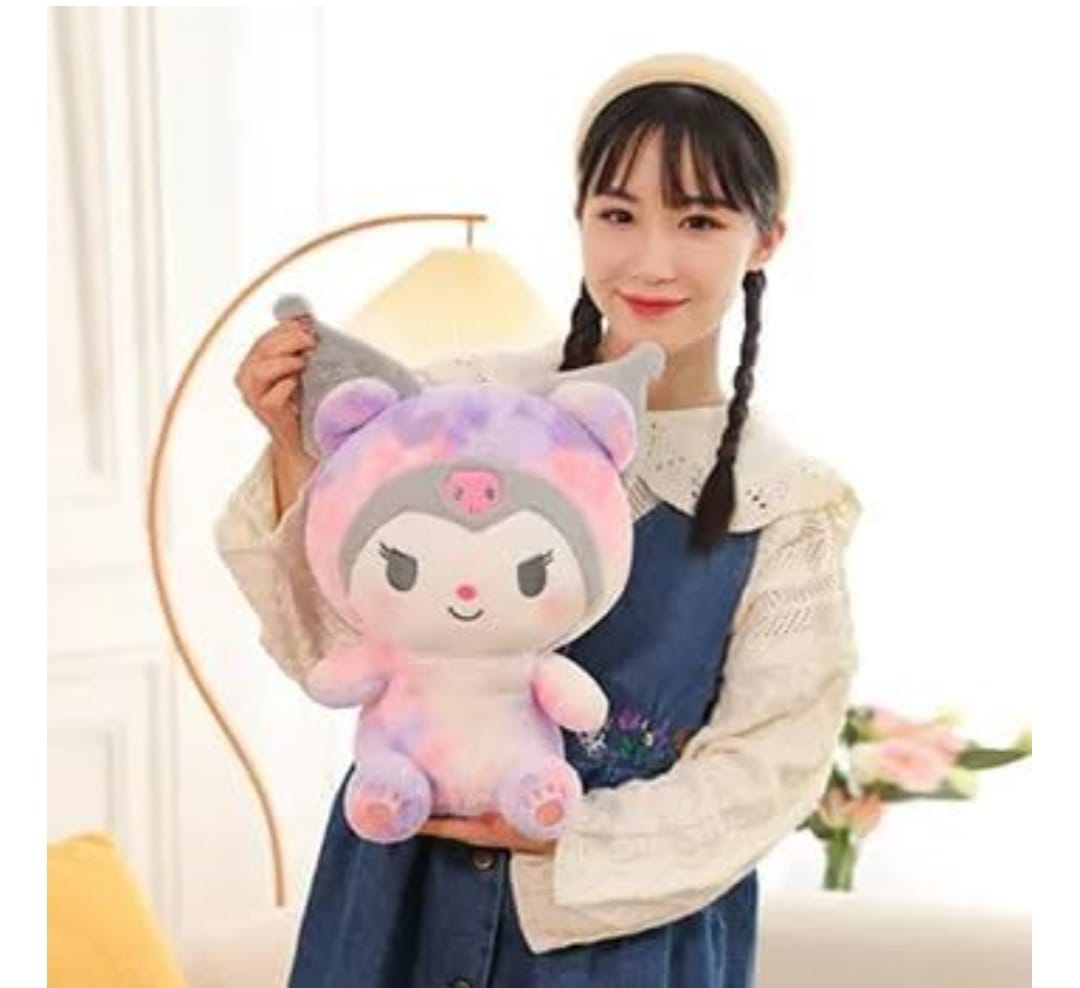 "Kuromi Plush - Embrace the Edgy Charm of Sanrio's Mischievous Darling!"