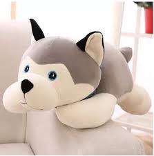 Husky Pillow 35cm: Soft, Cuddly, and Perfect for Rest & Decor