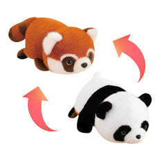Reversible Panda & Fox . 35cm