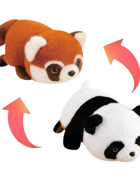 Reversible Panda & Fox . 35cm