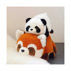 Reversible Panda & Fox . 35cm