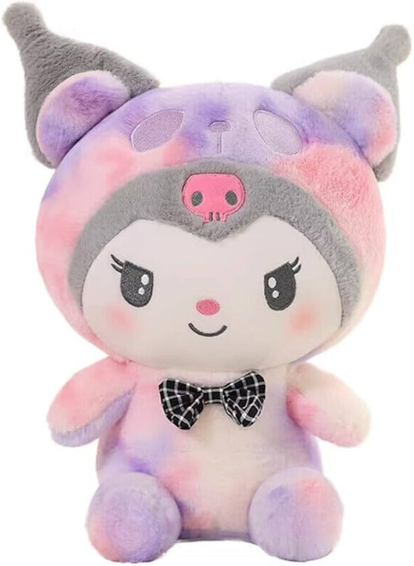 Multicolor Kawaii Teddy Bear – 35cm Soft Plush Toy for Kids & Gifting