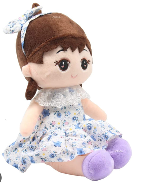 Bow Doll Plush – 35cm Soft Plush Doll
