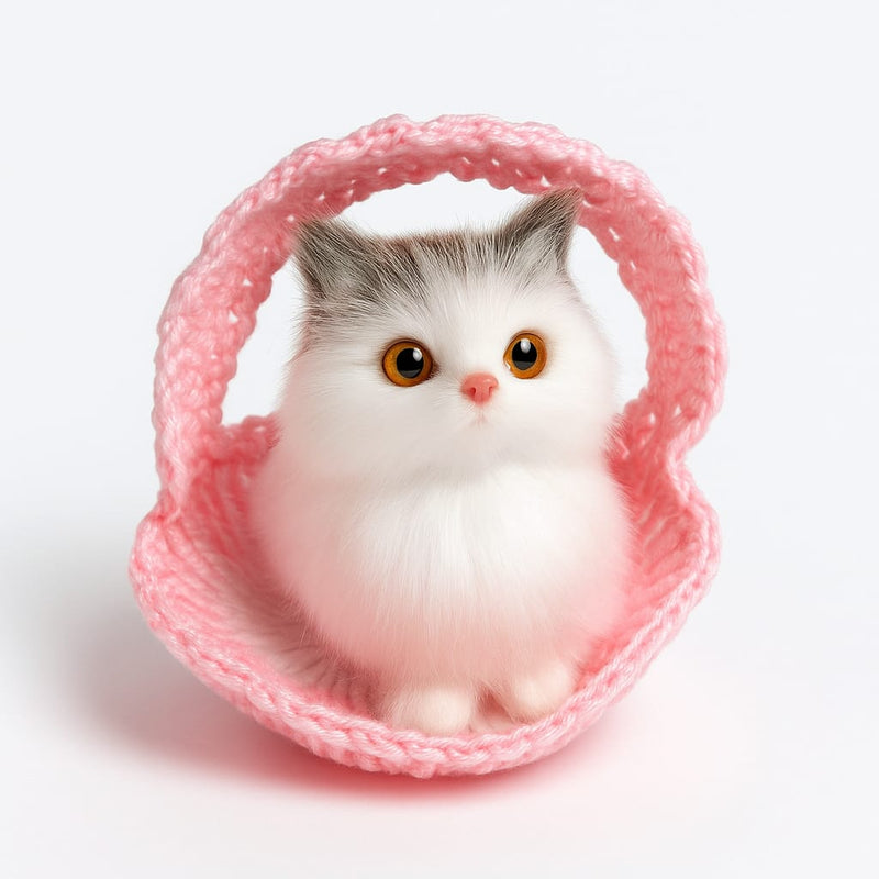 Adorable Cat Stuffed Animal - 12cm