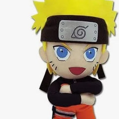 Naruto anime plush toy 32cm in orange ninja outfit, perfect for kids, collectors, and gifting