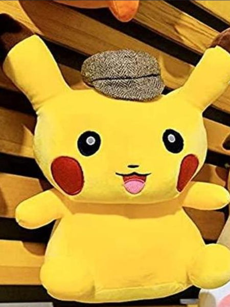 Detective Pikachu Plush Toy – 35cm | Soft Pokémon Plush for Kids & Fans