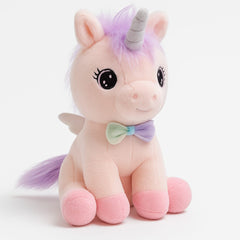 Bow Unicorn Plush Toy 35 cm – Soft & Cute Gift for Kids