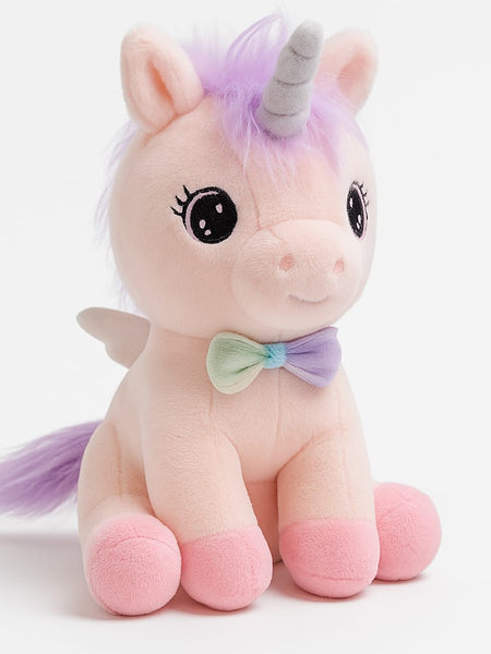 Bow Unicorn Plush Toy 35 cm – Soft & Cute Gift for Kids