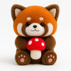 Mushroom Fox Plush Toy 35 cm – Soft & Adorable Gift for Kids
