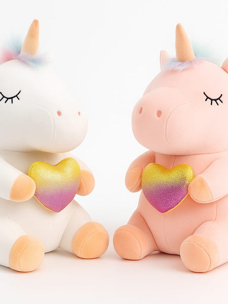 Heart Unicorn Plush Toy 35 cm – Soft & Magical Gift for Kids