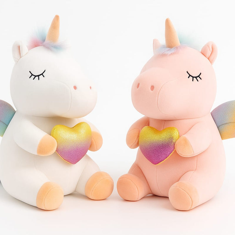 Heart Unicorn Plush Toy 35 cm – Soft & Magical Gift for Kids