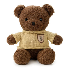 Front view of 40 cm Brown Teddy Bear with T-shirt – plush toy