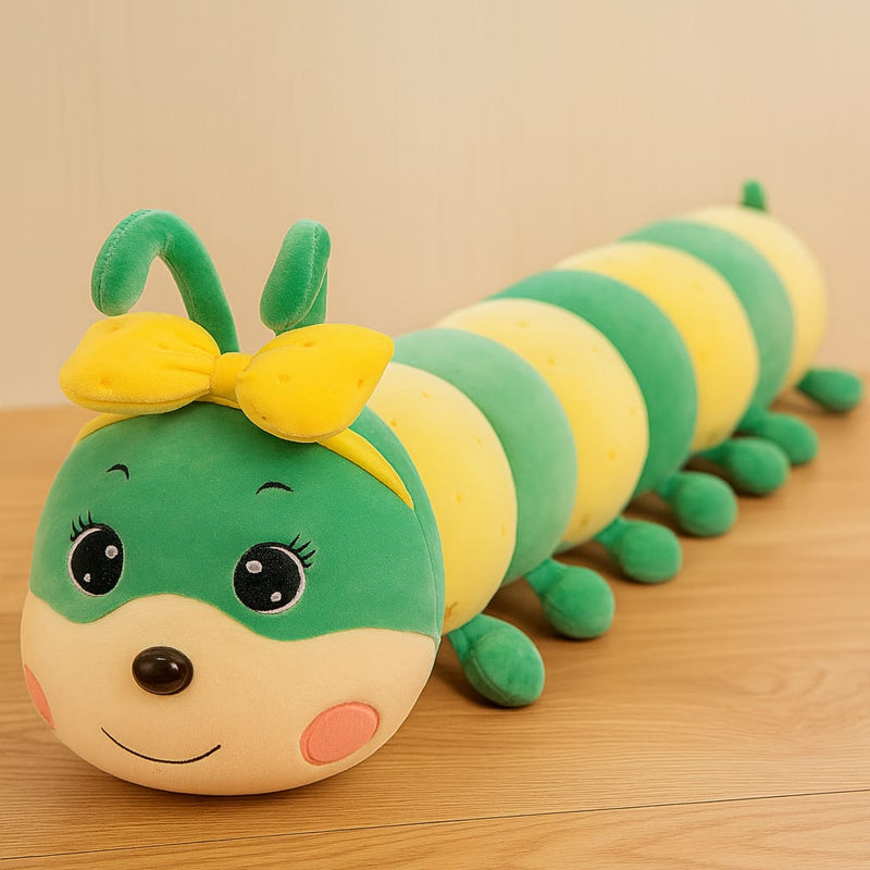 Caterpillar Plush Toy 80 cm – Colorful Soft Toy
