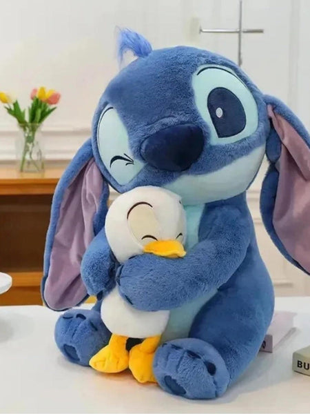 Stitch with Duck Plush Toy – Cute Cartoon Soft Toy