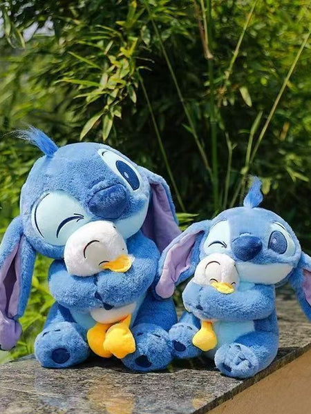 Stitch with Duck Plush Toy – Cute Cartoon Soft Toy
