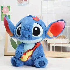 Soft Toy Stitch 35 CM with Guitar | Cute Plush Toy for Kids & Gifting