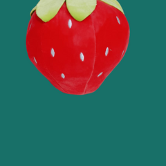 Strawberry Plush Pillow - Sweet Dreams with a Berry Twist
