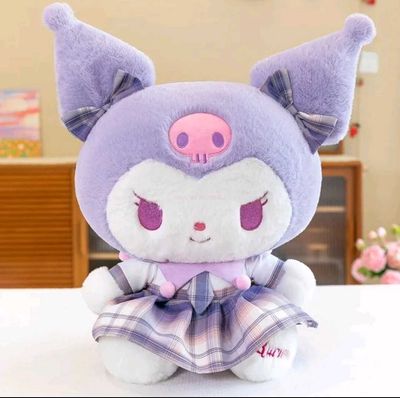 Purple Frock Kawaii Soft Toy - 28 cm