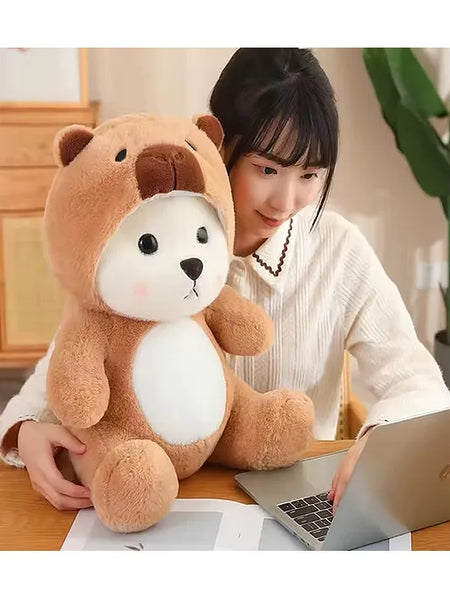 Brown hoodie Teddy | 28 cm
