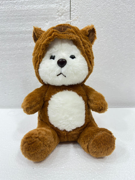 Brown hoodie Teddy | 35 cm