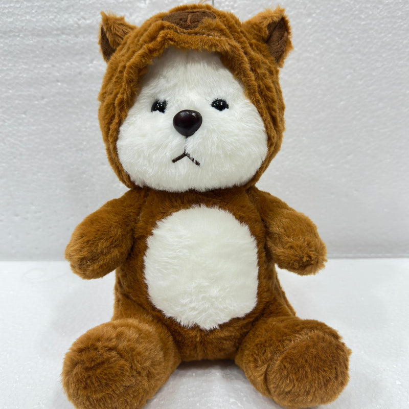 Brown hoodie Teddy | 35 cm