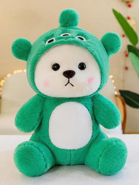 Green Hoodie Plush Toy – Cute Character Teddy | 45 cm