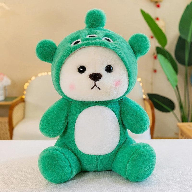 Green Hoodie Plush Toy – Cute Character Teddy | 45 cm