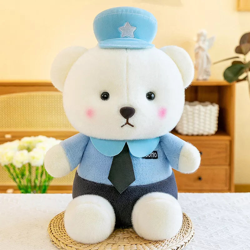 🐻 Patrol Bear – 45 cm & 25 cm Plush Toys for Kids & Collectors | Bachha Party 🧸