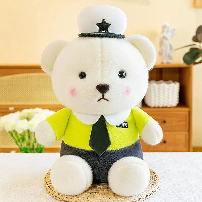 🐻 Patrol Bear – 45 cm & 25 cm Plush Toys for Kids & Collectors | Bachha Party 🧸